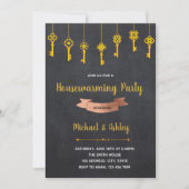 Hanging Keys Housewarming Invitation Kaart (Voorkant)