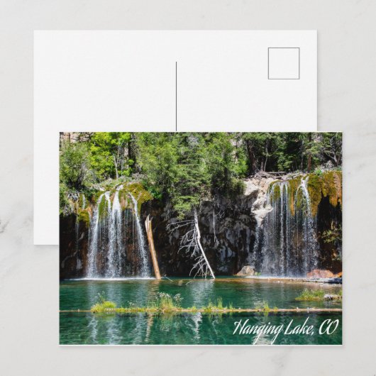 Hanging Lake Majesty Briefkaart (Voorkant / Achterkant)
