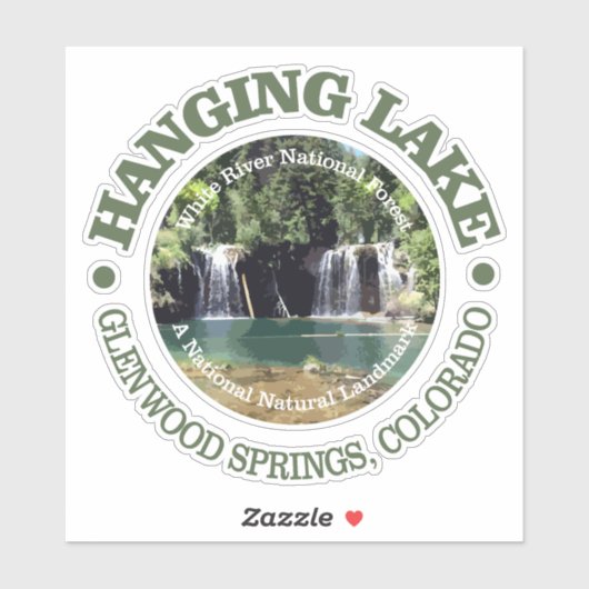 Hanging Lake Sticker (Vel)