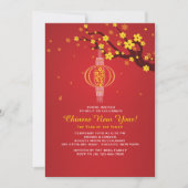 Hanging Lantern Invitation Kaart (Voorkant)