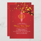 Hanging Lantern Invitation Kaart (Voorkant / Achterkant)