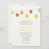 Hanging Lantern Wedding Invitation Kaart (Voorkant)