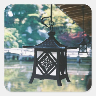 Hanging Lanterns Photography Vierkante Sticker