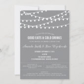 Hanging Lights Couples - Shower - uitnodiging (Voorkant)