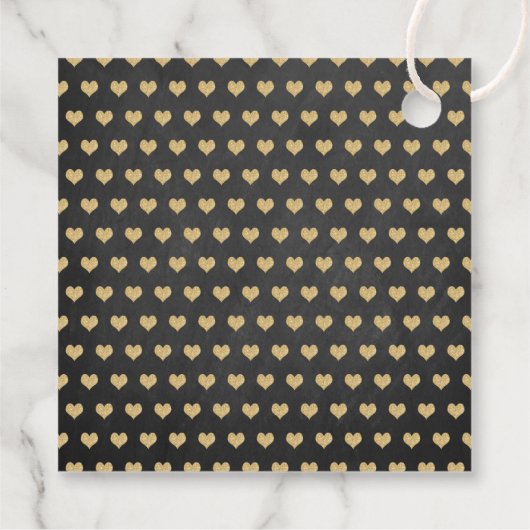 Hanging Love Hearts Little Lieverd Baby shower Bedankjes Labels (Achterkant)