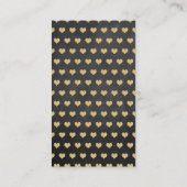 Hanging Love Hearts Little Lieverd Baby shower Informatiekaartje (Achterkant)