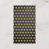 Hanging Love Hearts Little Lieverd Baby shower Informatiekaartje (Achterkant)