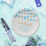 Hanging Love Hearts Little Lieverd Baby shower Papieren Bordje<br><div class="desc">Viel in stijl met deze leuke en moderne papieren borden van het baby shower. Het ontwerp is gemakkelijk te personaliseren met je eigen formulering en je familie en vrienden zullen enthousiast zijn als ze deze geweldige papieren borden zien. Overeenkomende objecten zijn te vinden in het collectie.</div>