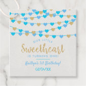 Hanging Love Hearts Little Sweeschatje Bedankjes Labels (Voorkant)