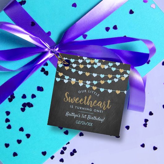 Hanging Love Hearts Little Sweeschatje Bedankjes Labels