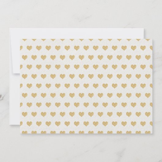 Hanging Love Hearts Little Sweeschatje Bedankkaart (Achterkant)