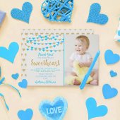 Hanging Love Hearts Little Sweeschatje Bedankkaart