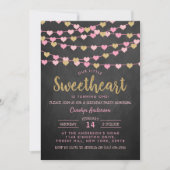 Hanging Love Hearts Little Sweeschatje Kaart (Voorkant)