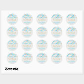 Hanging Love Hearts Little Sweeschatje Ronde Sticker (Vel)