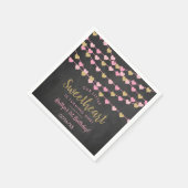 Hanging Love Hearts Little Sweeschatje Servet (Hoek)