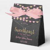 Hanging Love Hearts Little Sweetheart Baby Shower Bedankdoosjes (Voorkant Zijde)