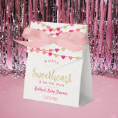 Hanging Love Hearts Little Sweetheart Baby Shower Bedankdoosjes