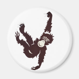 Hanging Monkey Magneet