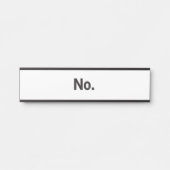 Hanging Name Plate: No. Deurbordje (Voorkant)