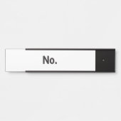 Hanging Name Plate: No. Deurbordje (Voorkant)