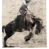 Hanging On - Bronco Busting Champ Douchegordijn (Voorkant)