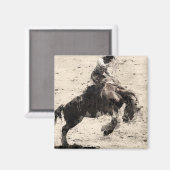 Hanging On - Bronco Busting Champ Magneet (Voorkant / Achterkant)