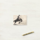 Hanging On - Bronco Busting Champ Post-it® Notes (Op bureau)