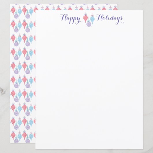 Hanging ornamenten Christmas Paper van Sue Weidlic (Voorkant / Achterkant)