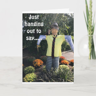 "HANGING OUT" HIER OM TE ZEGGEN ** GELUKKIGE VERJA KAART