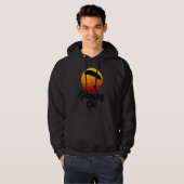 Hanging Out Retro   Women Paraglider Adventure Hoodie (Voorkant volledig)