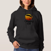 Hanging Out Retro Women Paraglider Adventure Hoodie (Voorkant)
