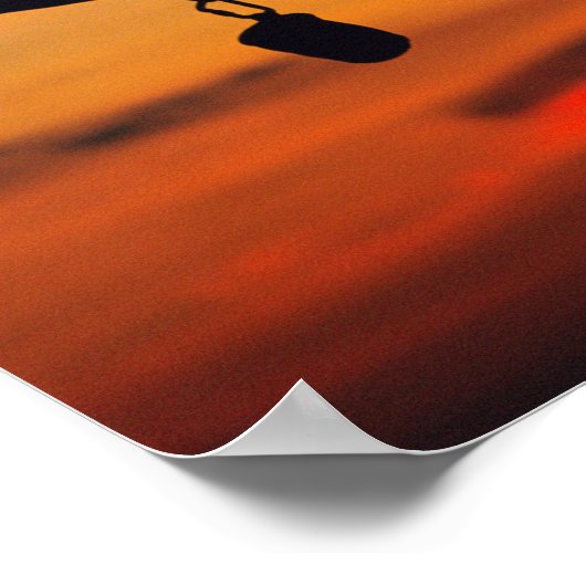 Hanging Rock Kliber op Sunrise Poster (Hoek)