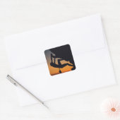 Hanging Rock Kliber op Sunrise Vierkante Sticker (Envelop)