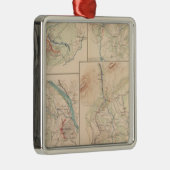 Hanging Rock Monocacy Metalen Ornament (Rechts)