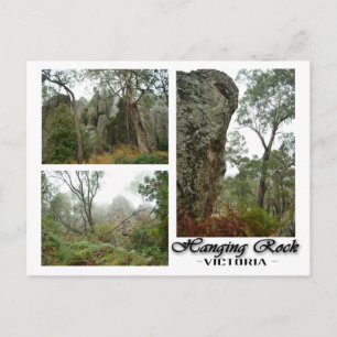 Hanging Rock, Victoria, Australië Briefkaart