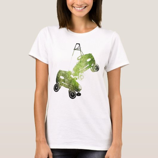 Hanging Schaatsen Grunge T-shirt (Voorkant)