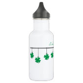 Hanging Shamrocks - Gepersonaliseerd Waterfles (Links)