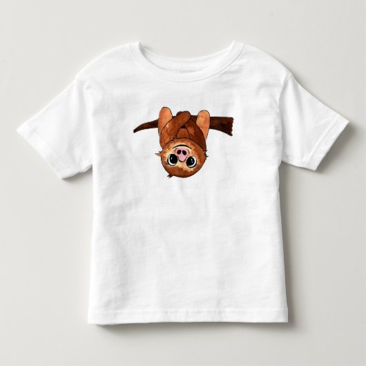 Hanging sloth kinder shirts (Voorkant)