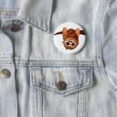 Hanging sloth ronde button 5,7 cm (In situ)