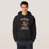 Hanging sloth We Wear Red For Red Ribbon Week Awar Hoodie (Voorkant volledig)
