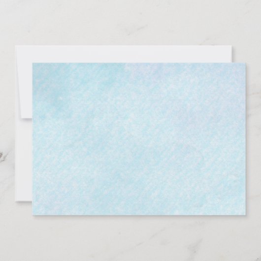 Hanging Starfish & Sand Dollars Beach Uitnodiginge Kaart (Achterkant)