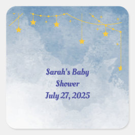 Hanging Stars Sticker voor Twin Baby shower
