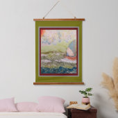Hanging Tapestry - Art Deco Sailboat  Hangend Wandkleed (Slaapkamer)