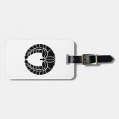 Hanging wisteria bagagelabel (Voorkant horizontaal)