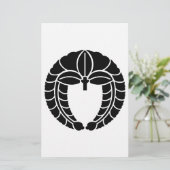 Hanging wisteria briefpapier (Staand voorkant)