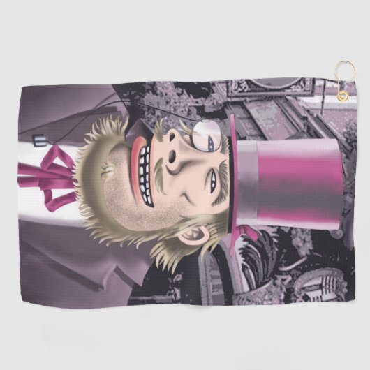 Hanging With Hyde golf towel Golfhanddoek (Horizontaal)