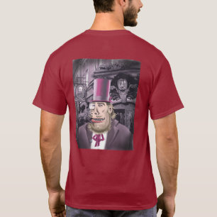 Hanging With Hyde heren maroon T-shirt achterkant