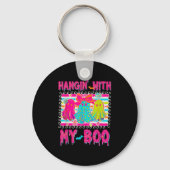 Hanging with My Bos Soky Halloween Disco Ghost Wo Sleutelhanger (Voorkant)