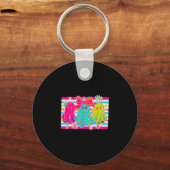 Hanging with My Bos Soky Halloween Disco Ghost Wo Sleutelhanger (Voorkant)