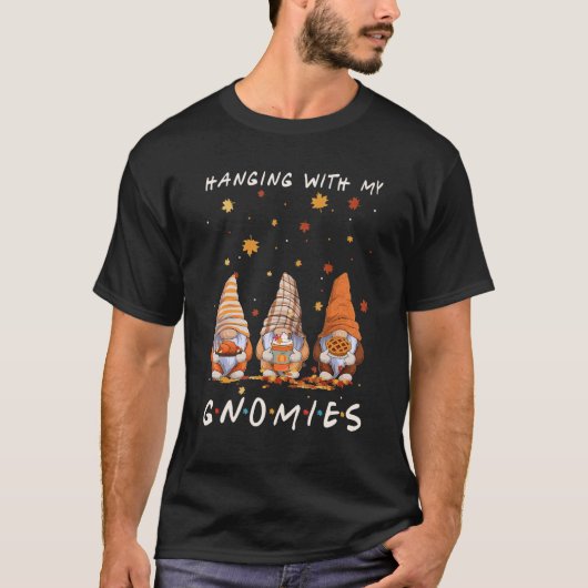 Hanging With My Gnomies Gnome Thanksgiving 2022 T-shirt (Voorkant)